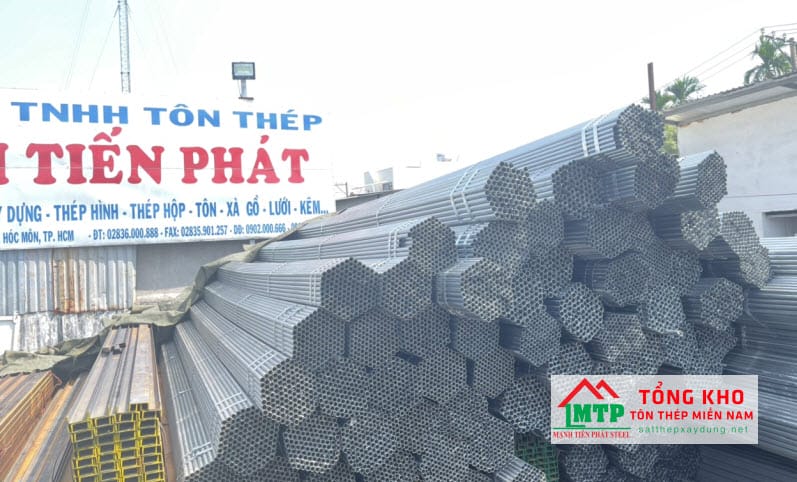 Thép ống Hoa sen mạ kẽm giá rẻ