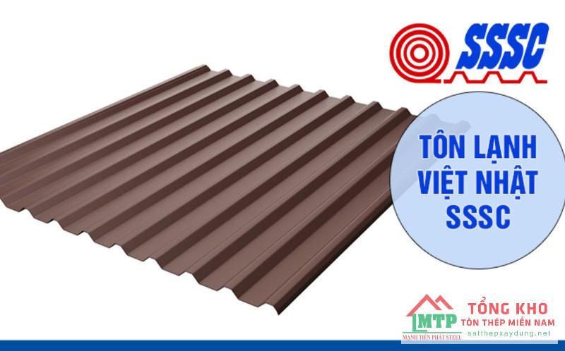 Tôn màu nâu đất Việt Nhật SSSC