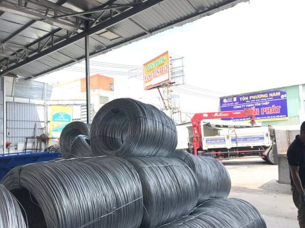 Thép phi 8 Việt Úc lưu kho tại Tôn Thép MTP