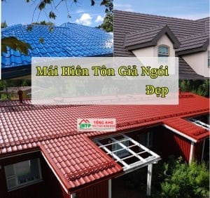 Top các mẫu mái hiên tôn sóng ngói đẹp