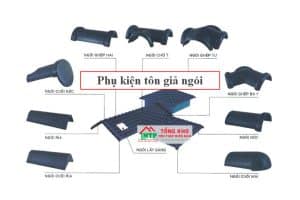 Các phụ kiện tôn giả ngói phổ biến hiện nay