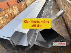Tìm Hiểu Các Kích Thước Máng Xối Tôn Thu Nước Thông Dụng