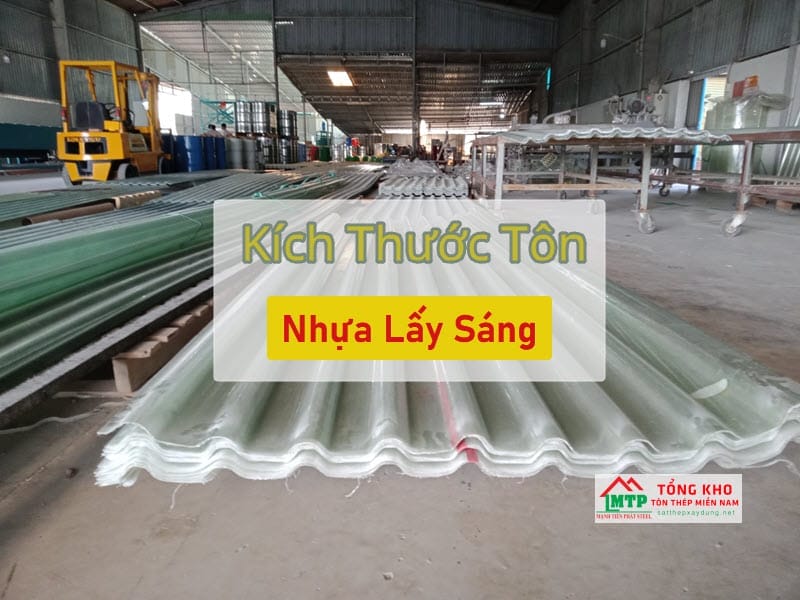 Kích thước tôn nhựa lấy sáng chuẩn nhất - Liên hệ để được báo giá mới nhất