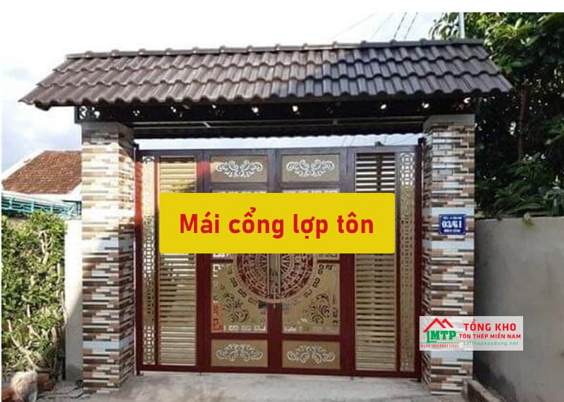 Top 50+ Mẫu Mái Cổng Lợp Tôn Sang Trọng, Độc Đáo Nhất Hiện Nay