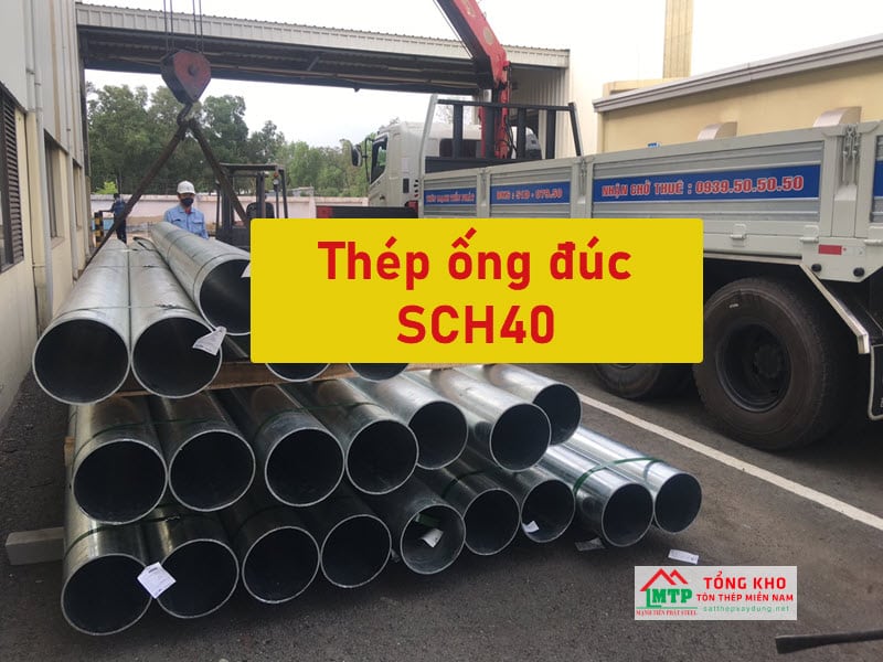Ống thép đúc SCH40 là một loại ống thép được sản xuất bằng quy trình ép đùn và rút phôi