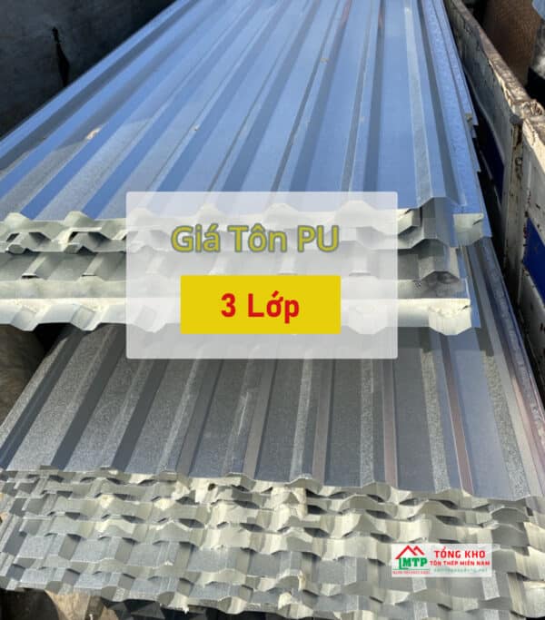 Bảng báo giá tôn cách nhiệt PU 3 lớp mới nhất hôm nay