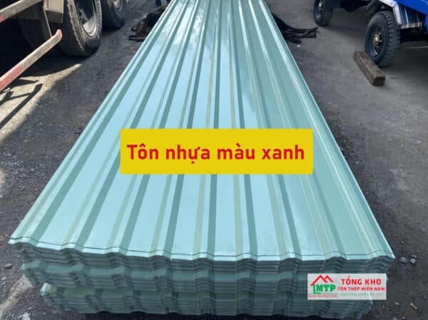 Báo giá tôn nhựa màu xanh mới nhất hôm nay