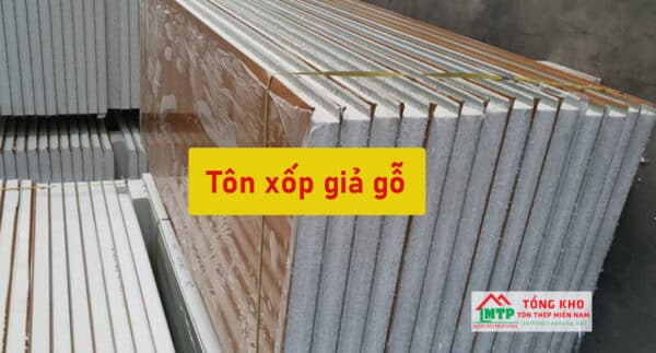 Tham khảo bảng báo giá tôn xốp giả gỗ - Liên hệ ngay giảm 5%