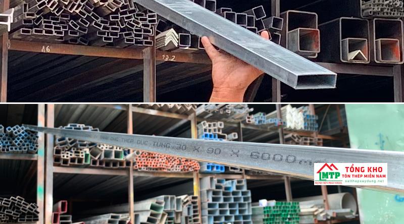 Thép hộp 30x90 là thép hộp chữ nhật có độ cứng cao, rất chắc chắn