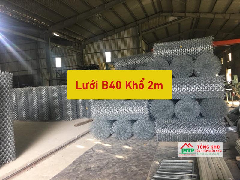 Cập nhật bảng giá lưới B40 khổ 2m mới nhất hôm nay - Liên hệ Ck 5%