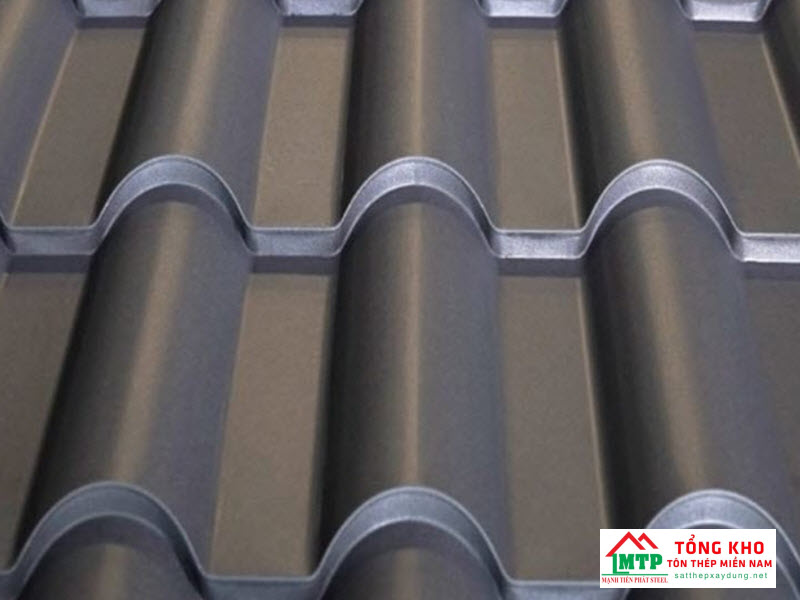 Tôn lạnh giả ngói màu xám lông chuột