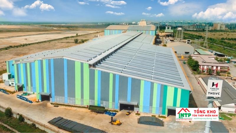Nhà máy thép Tung Ho có diện tích lớn