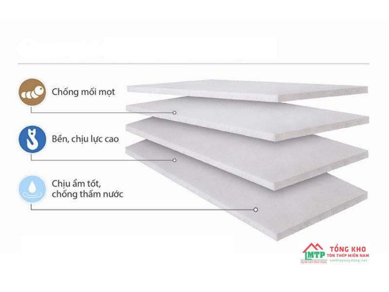 Tấm Cemboard chống mối mọt, chịu lực cao, chống thấm tốt