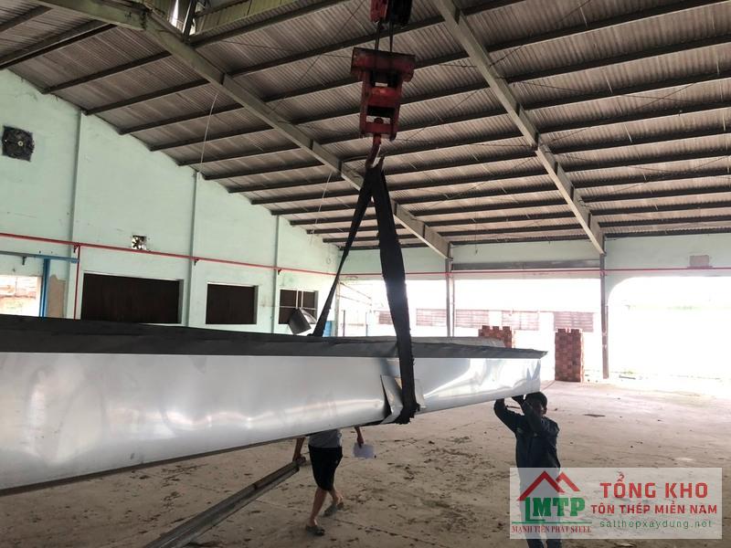 Giao máng xối inox 304 cho nhà phố tại TP. Pleiku