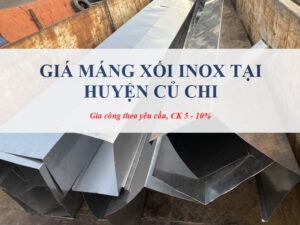 Giá máng xối inox tại Huyện Củ Chi
