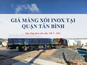 Giá máng xối inox tại Quận Tân Bình