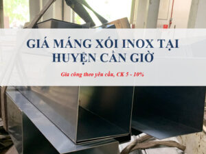 Giá máng xối inox tại Huyện Cần Giờ