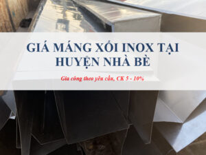 Giá máng xối inox tại Huyện Nhà Bè