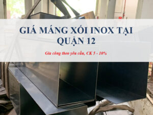 Giá máng xối inox tại Quận 12