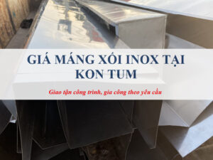 Giá máng xối inox tại Kon Tum