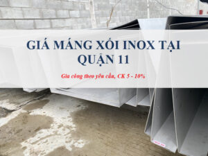Giá máng xối inox tại Quận 11