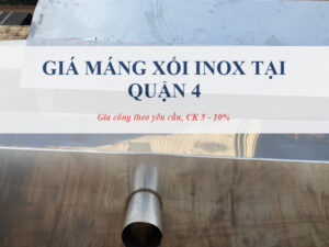 Giá máng xối inox tại Quận 4
