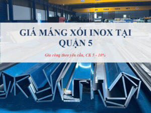 Giá máng xối inox tại Quận 5