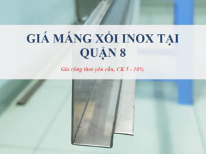 Giá máng xối inox tại Quận 8
