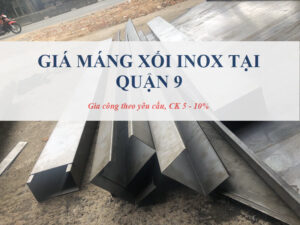 Giá máng xối inox tại Quận 9