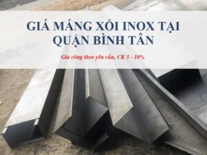 Giá máng xối inox tại Quận Bình Tân
