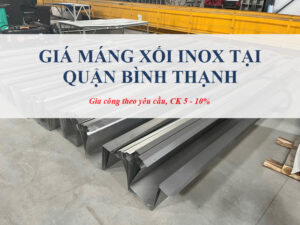 Giá máng xối inox tại Quận Bình Thạnh