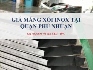 Giá máng xối inox tại Quận Phú Nhuận
