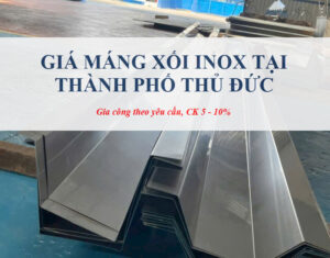Giá máng xối inox tại Tp Thủ Đức
