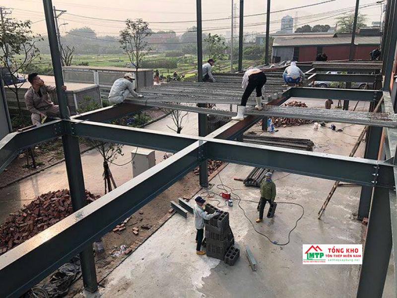 Ứng dụng thép hình H125 làm khung thép nhà tiền chế