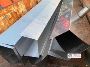 Máng xối làm từ inox tấm 304 càng dày thì càng đắt