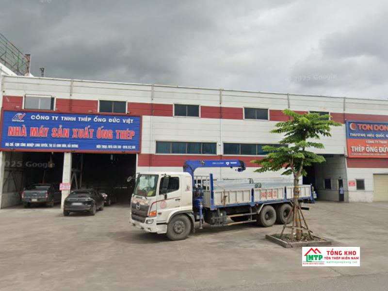 Nhà máy sản xuất thép hộp Đức Việt tại Hải Dương