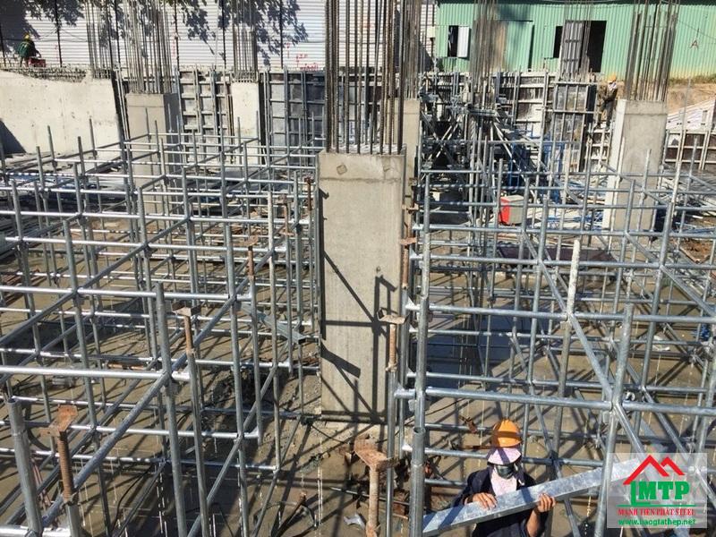 Ống Đức Việt làm công trình giàn giáo phụ trợ