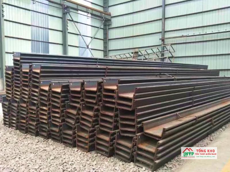 Đa dạng quy cách cừ larsen được Tôn Thép Mạnh Tiến Phát cho thuê đến các công trình