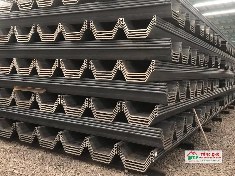 Cừ larsen III là loại được sử dụng phổ biến trong các công trình