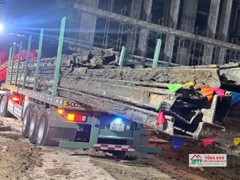 Tôn Thép Mạnh Tiến Phát nhận ép cừ larsen tại Tây Ninh, có dịch vụ ép nhổ cừ trọn gói