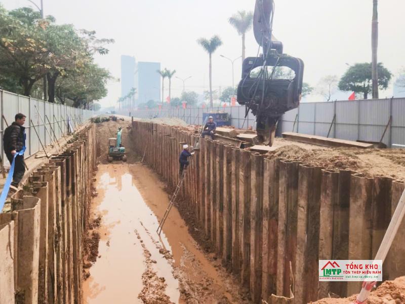 Giá ép cừ larsen tại Ninh Thuận phụ thuộc nhiều yếu tố như mặt bằng, vị trí, số lượng thi công